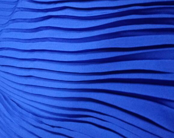 Plissee rock chiffon stoff solide Orgel Zerkleinert weiche atmungsaktive DIY rock kleid schal stoff: 3