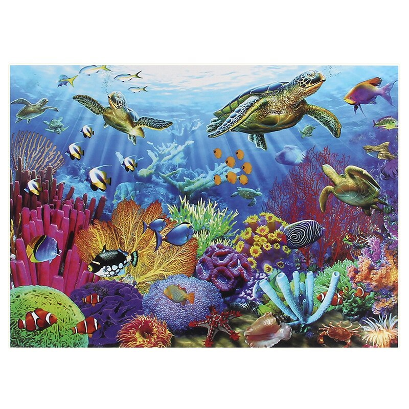 Zeeschildpad Zwemmen 1000 Stuks Puzzel Voor Volwassenen Kids