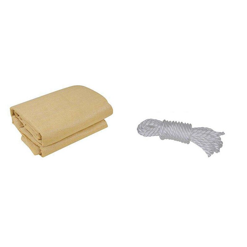 Windhager Tenda Da Sole Capri, Bianca, Triangolare, Tessuto Hdpe, 4 x 4 x 4 M, 225 g per m², Protezione Solare Per Patio, Balcone O Piscina, Corda Di Fissaggio, Resistente Agli Strappi