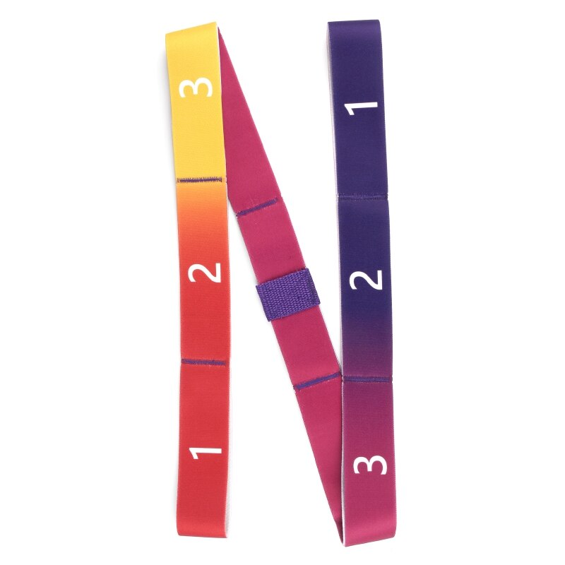 Yoga Elastische Band Oefening Fitness Band Anti Slip Elastische Bandage: Rood