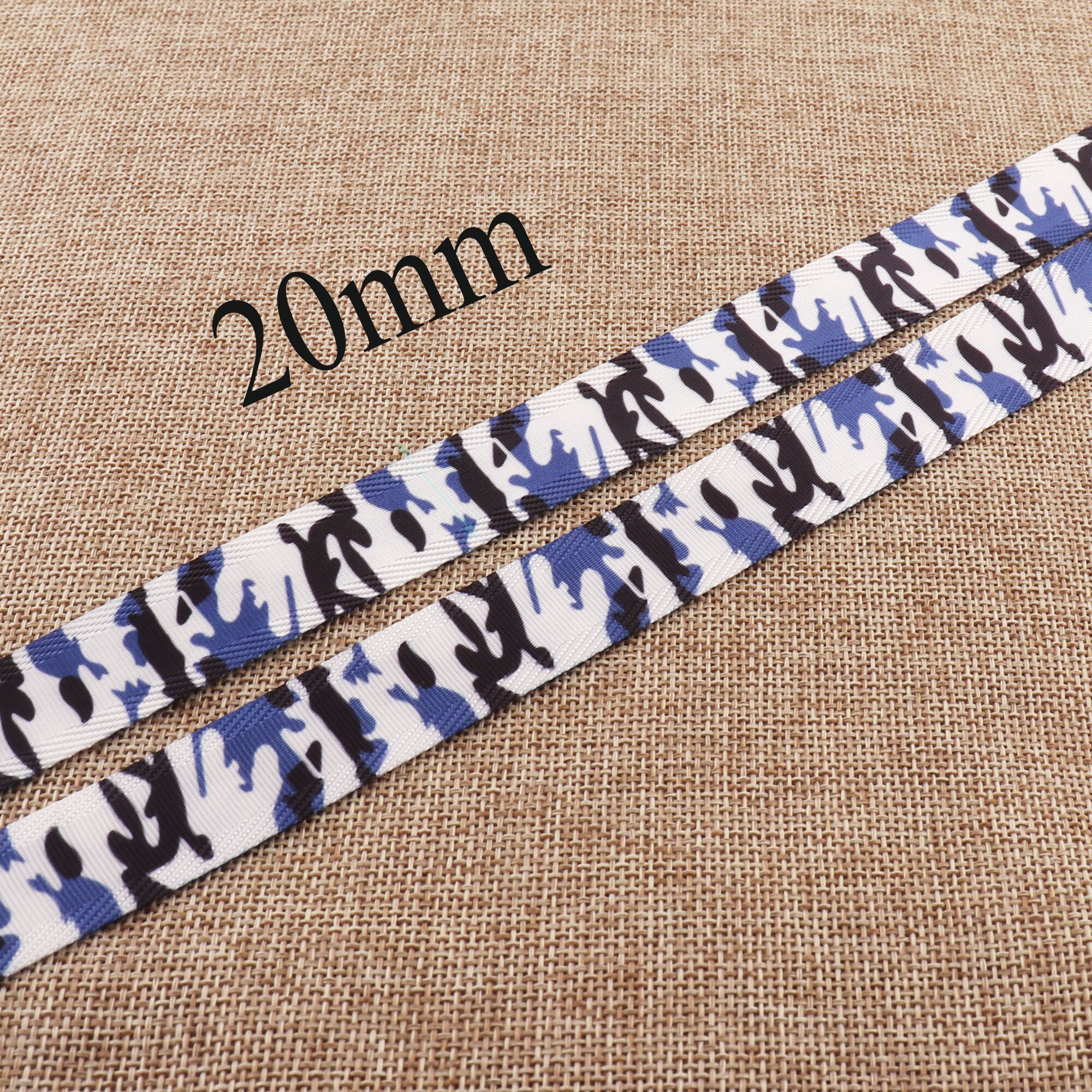 20mm Nylon Webbing dog collar nylon webbing strap belt for upholstery webbing lanyards Bag by the yard