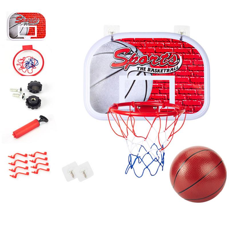 Mini Basketball Hoop Ball Kit Indoor Plastic Basketball Backboard Home Sports Funny Game For Kids Children Fitness Excersise