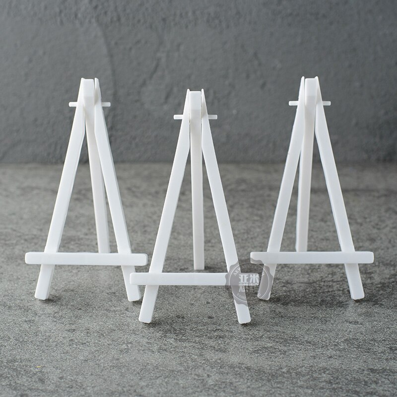 1pcs Cookie Stand Foldable Wooden Dessert Stand Cookie Display Stand Biscuit Holder Party Supplies Cake Tools: white