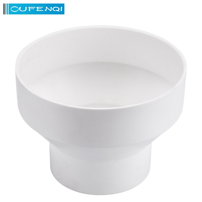 OUFENQI Plastic ducting reducer air duct ventilation reducer adapter air duct reducer 110mm to 100mm,200mm to 150mm