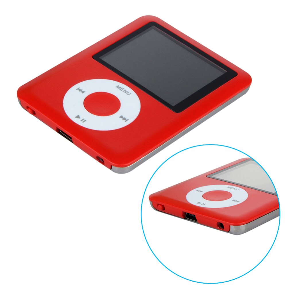 32gb 1.8 tum  mp4 spelare musikspelare 6 färger 4th generation  mp3 mp4 spelare bärbar walkman med videoröstinspelare