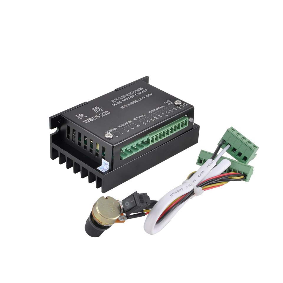 BlDC motor driver 20-50V Stepper Motor Driver Brushless DC Driver WS55-220 For 500W Spindle Motor