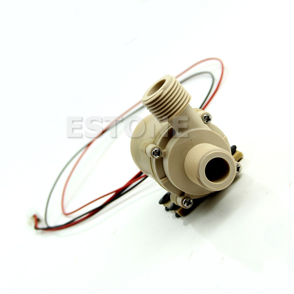 Zeer Duurzaam 12 V/24 V DC Solar Warmtapwatercirculatiepomp Borstelloze Motor Waterpomp 5M 3M