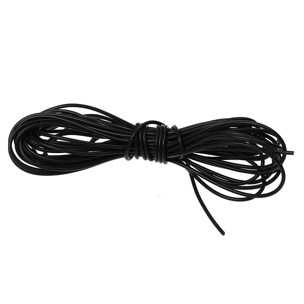 5m Silicone Rig Tube tubo Sleeve Fishing Lines Rig Sleeves For Carp Fishing Accessories plate - forme de tubes: Black
