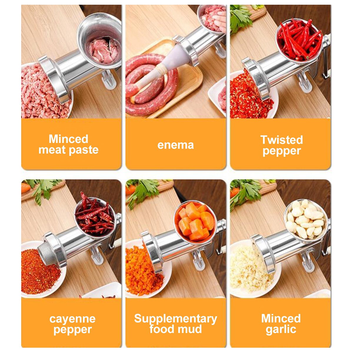 1 Set Household Sausage Stuffer Multipurpose Meat... Grandado
