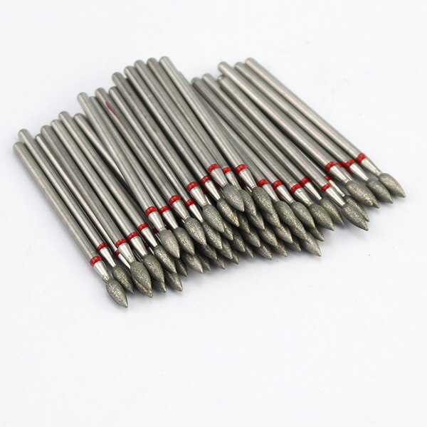 Ponceuse électrique pour ongles, jeu de mèches diamantées, fraise pour manucure, cuticules, accessoire pour Nail Art, 50pcs: SET19-37