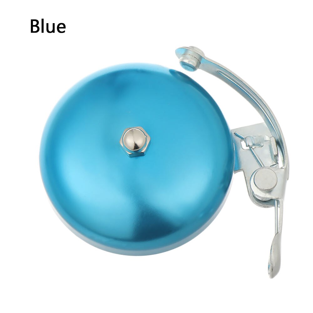 Universal Retro Gold Silver Brass Bicycle Bell Safety Warning Sound Loudly Horn Bell Mountain Bike Cycling Reminder Accessory: blue