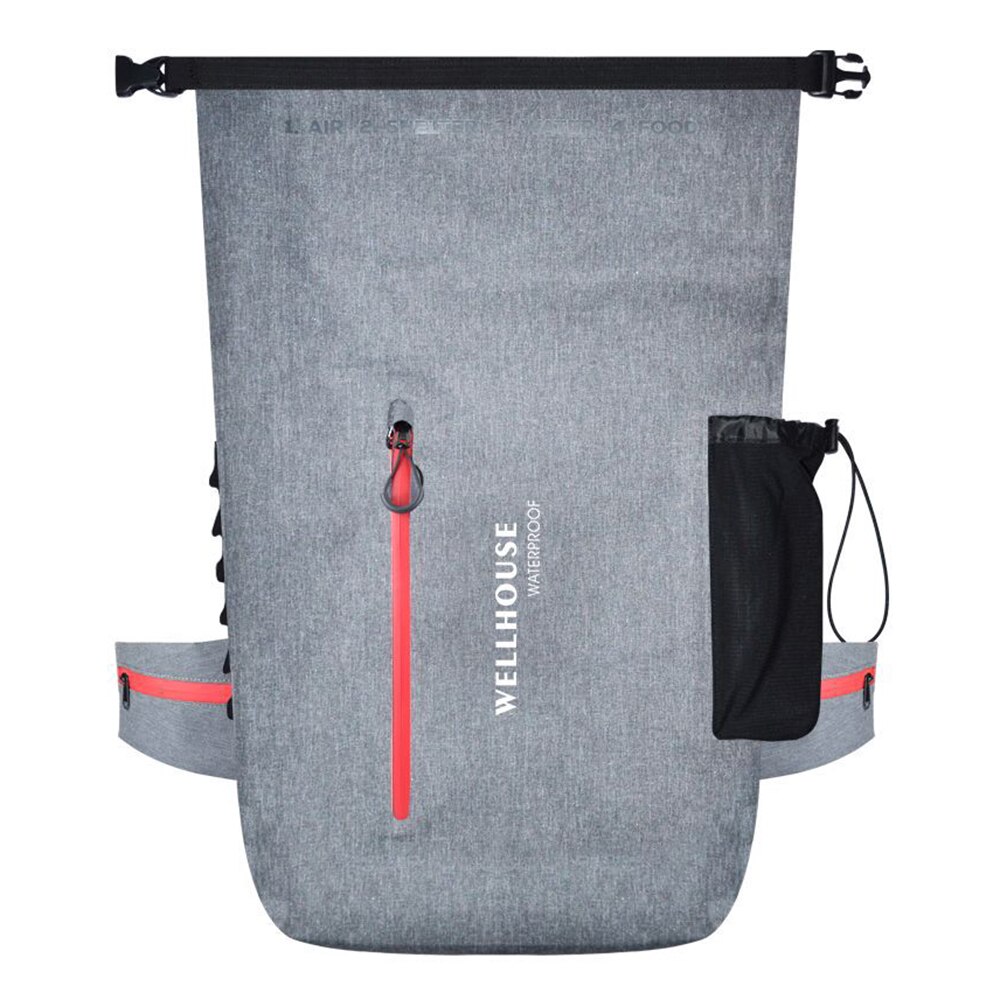 30L kayak sac étanche étanche IPX8 natation sac à dos sec sac Cation extérieur résistant à l'eau PVC pour hommes femmes Sport