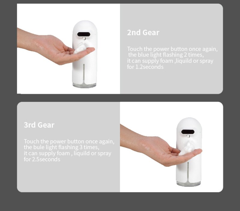 Three-speed Adjustable Intelligent Sensor Soap Dispenser Hand Sanitizer Soap Dispenser Non-contact Soap Dispenser Saves Space