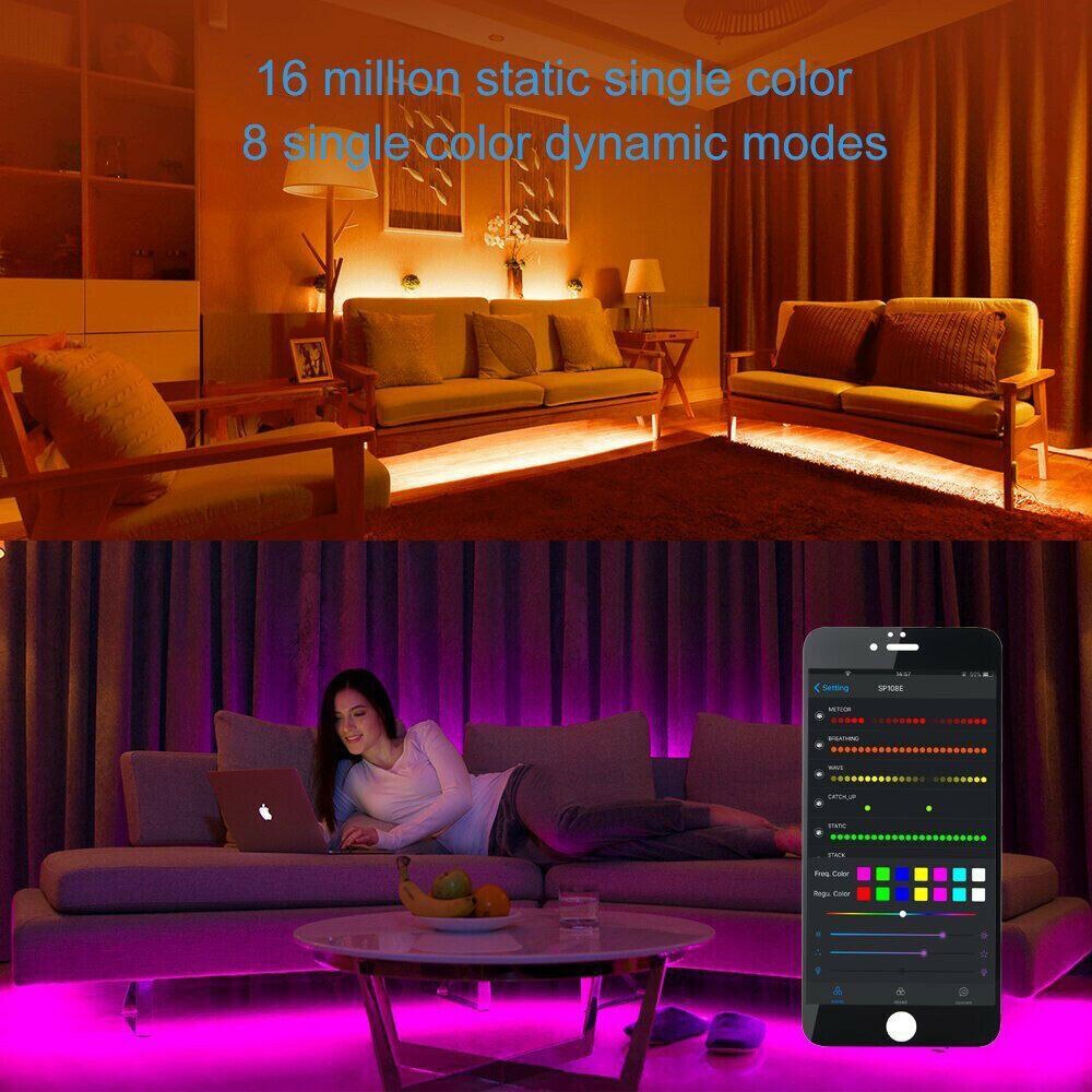 ws2812b Matrix Controller,SP108E WS2812B WS2811 LED WiFi Controller, iOS Android App Wireless Remote Control DC5V~24V for SK6812