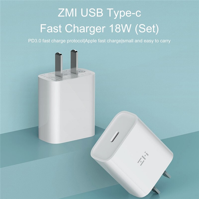 Original Xiaomi ZMI XIAOMI UNS stecker praktisch ladegerät 5 V/2A 10W usb schnelle Ladung für iPhone ipad, BC1.2 Protokoll