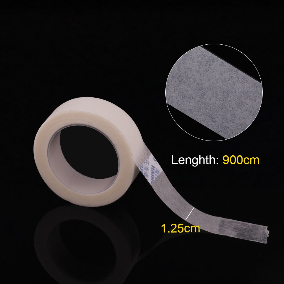 Draagbare Transparante Acryl Wimper Tape Cutter Kleurrijke Cutter Pe Medische Tapes Adhesive Roterende Tape Houder Wimper Gereedschappen: Non-woven 1.25