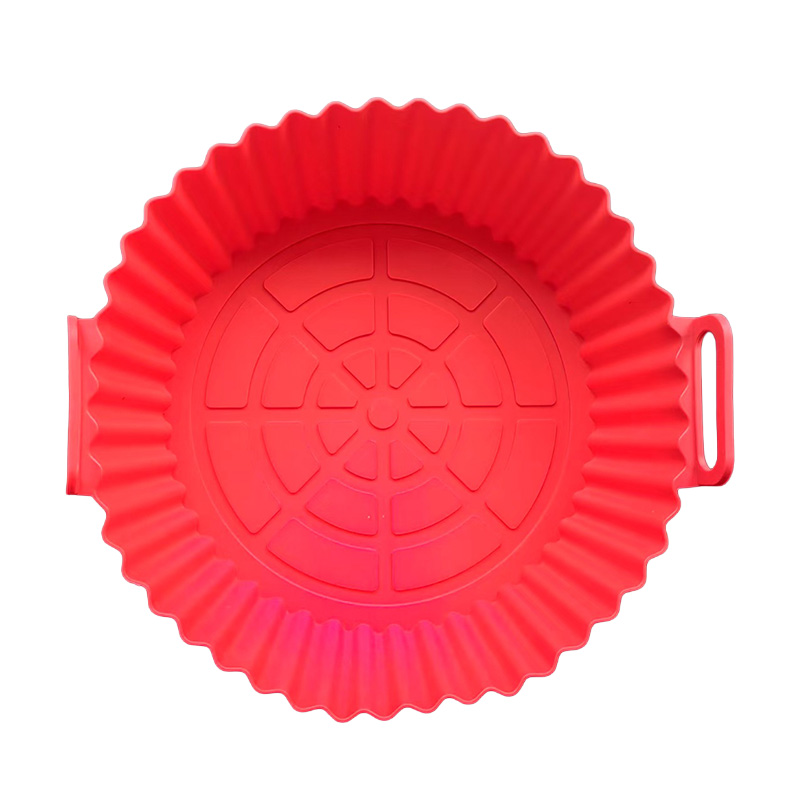 Air Fryer Silicone Liners Air Fryer Silicone Pot Reusable Silicone Air Fryer Liners Food Safe Non Stick Air Fryer Basket Accesso: army green