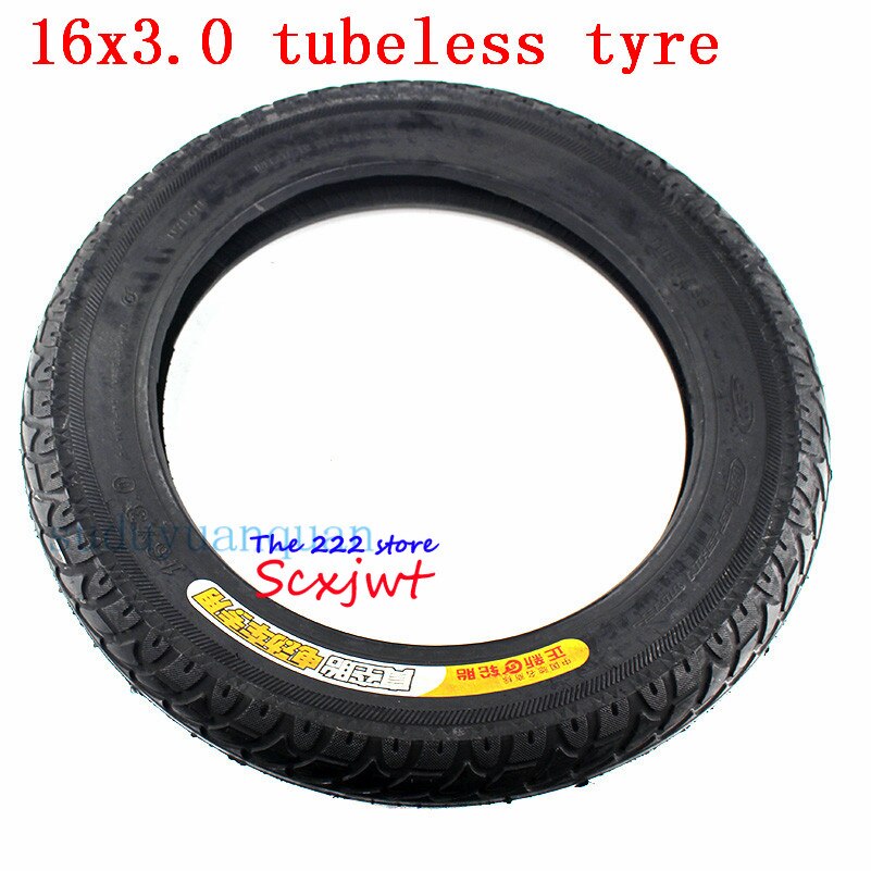 16x3.0 inch thickening tubeless tire electric car tire 16*3.0 inch Electric Vehicle and E-bike Vacuum tyre