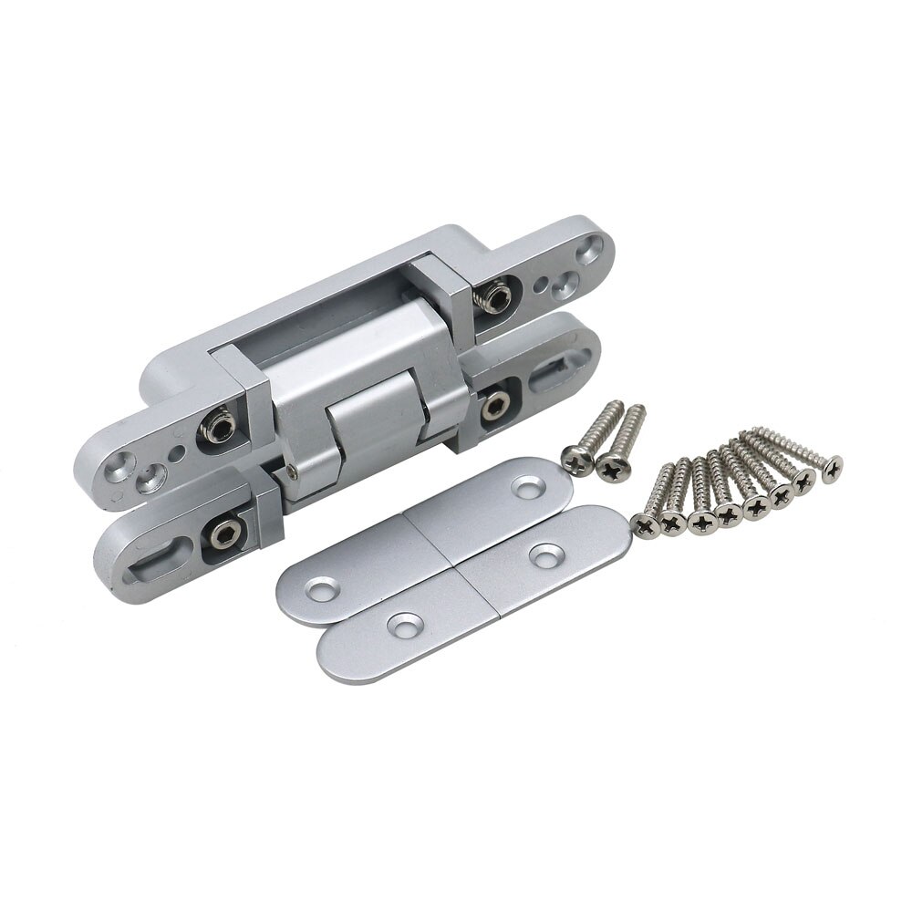 zinc alloy 180 degree 3D adjustable door hinge concealed hinge,door hinge: silver