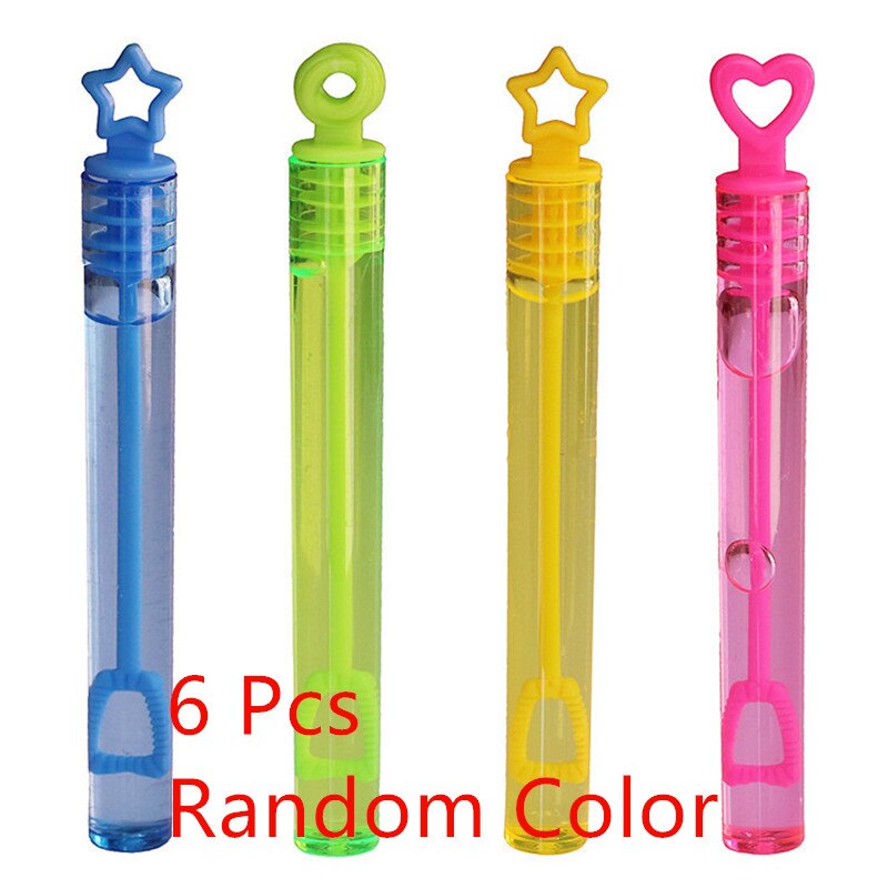 6Stck Leere blasiert Seife Flaschen Hochzeit Geburtstag Partei freundlicher Spielzeug Baby Dusche Blasen Hersteller freundlicher Ich bin Freien Spaß blasiert spielzeug: wasserfrei 6Stck