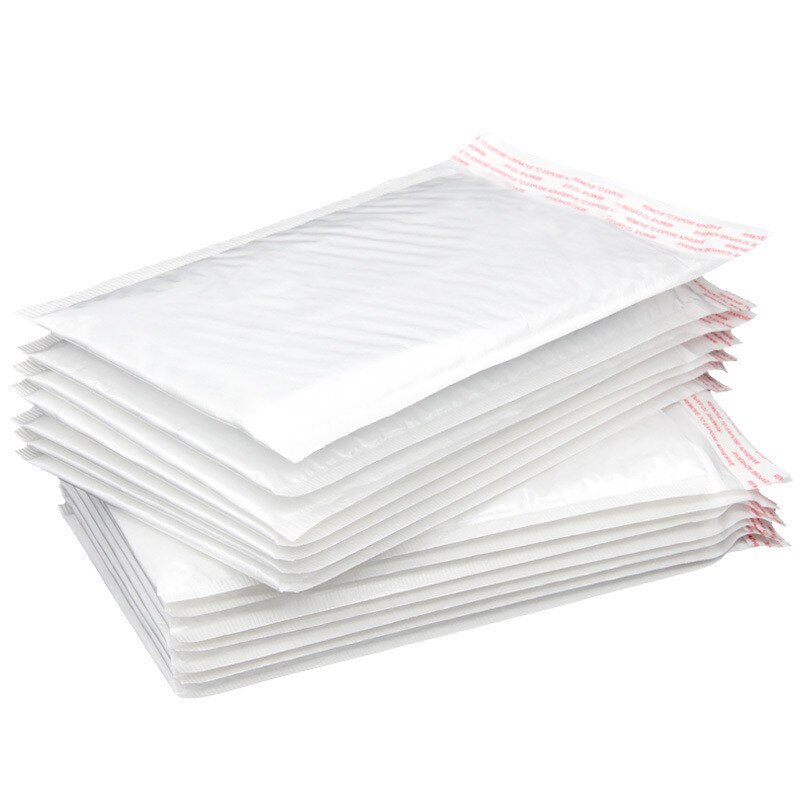 30 PCS Multiple Size White Foam Envelope Bag Mailers Padded Envelope With Bubble Mailing Packaging Bags For Business