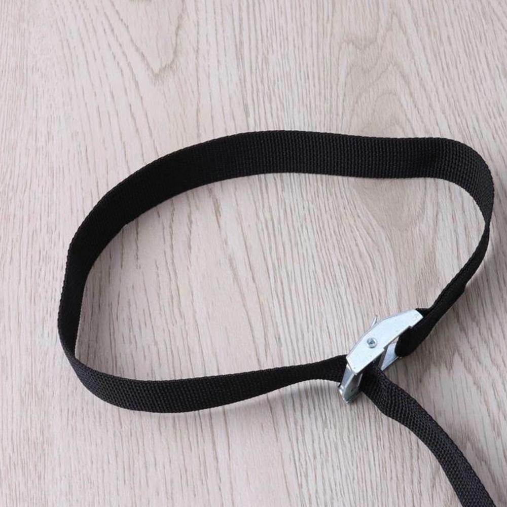 250 x 2.5cm zwarte spanband sterke ratelriem bagagetas ladingvastzet met metalen gesp