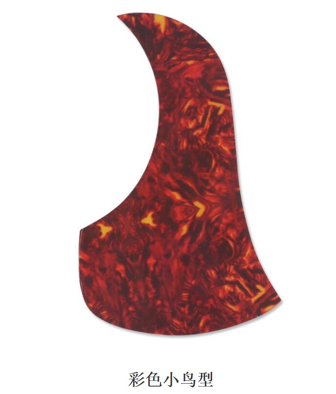 Folk akustisk guitar pickguard ridse plade selvklæbende pick guard klistermærke til akustisk guitar tilbehør: T4