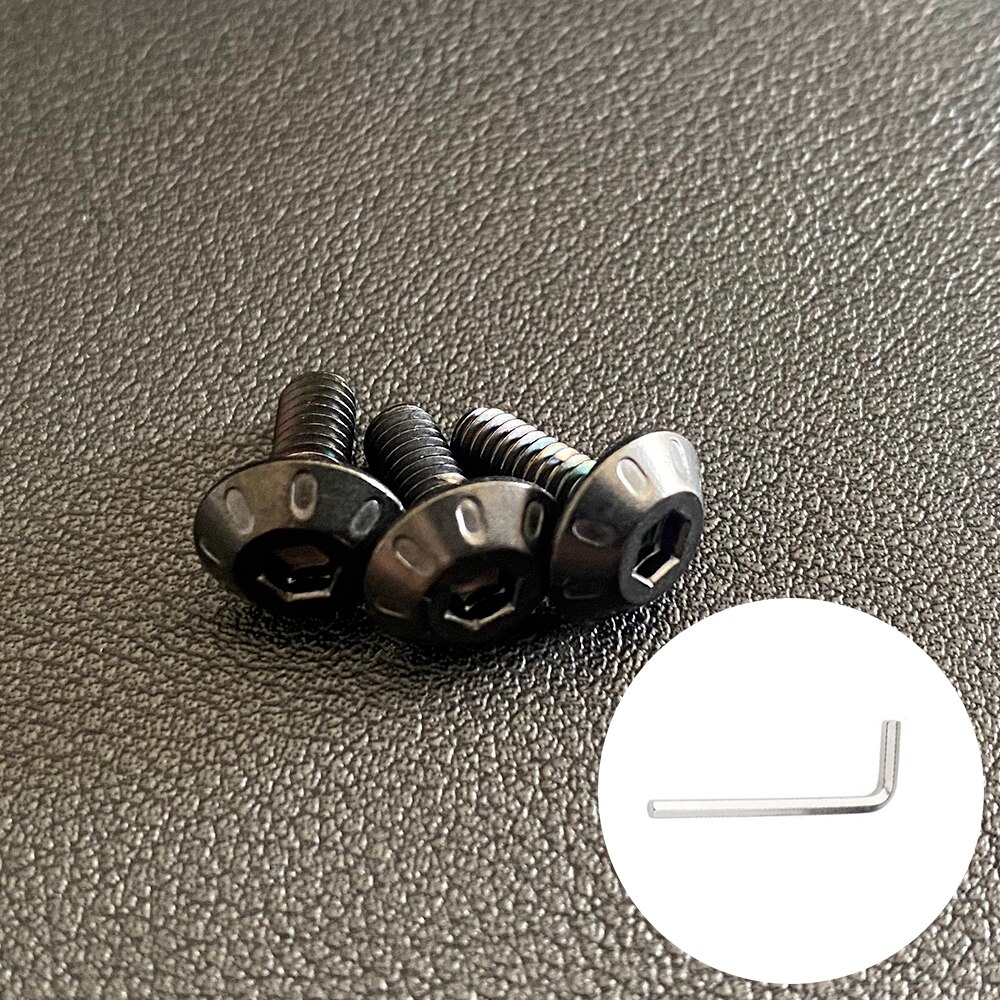 Embellecedor trasero para casco de motocicleta, alerón, accesorios, funda para AGV Pista GPR CORSA-R: Screw black