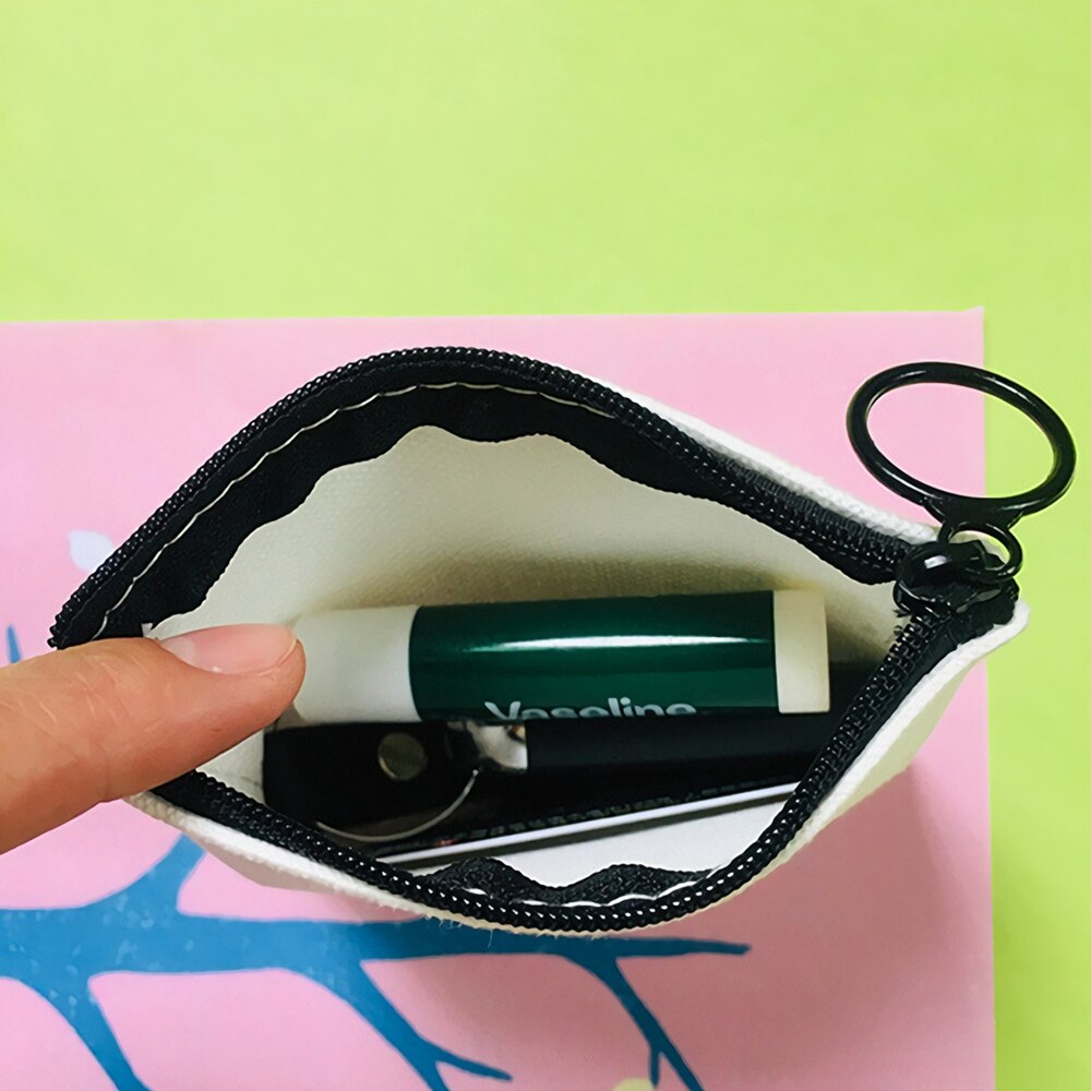 Mo Dao Zu Shi Einfache Geldbörse Student Leinwand Die Untamed Lan WangJi Wei Wu Xian Nette Schlüssel Tasche Mini kupplung Kleinen Geldbeutel