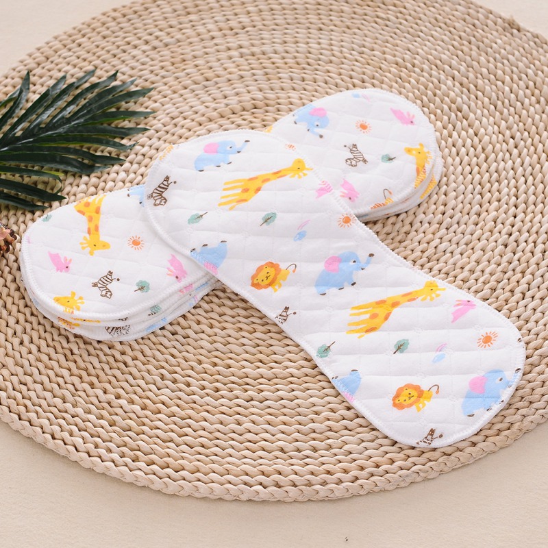 Cotton Material Baby Cartoon Animals Printed Diaper Six Layer Bamboo Eco Comfortable Random Pattern Diapers Nappy Baby Product