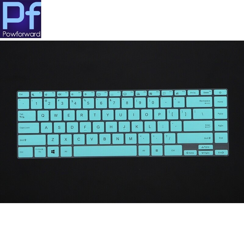for Asus ZenBook 14 UX425 UX425J UX425JA 14 inch Silicone laptop Notebook Keyboard Cover skin Protector Protective film: whiteblue