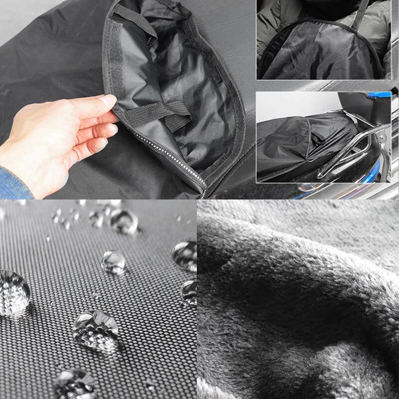 Universel moto Scooter jambe couverture coupe-vent jambe bouclier moto pluie vent froid coupe-vent couverture