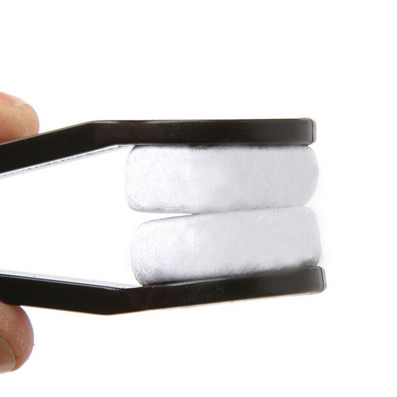 Fortaluty Zweiseitige Gläser Pinsel Mikrofaser Brille Reiniger Gläser Reinigung Rub Reiniger Farbe Random 