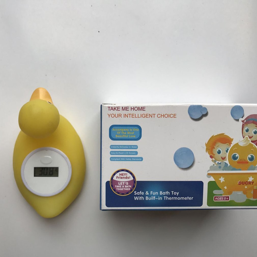 Baby Water Thermometer Plastic Temperature Measurement Toddler Shower Sensor Thermometer Floating Bathing Care 1 piece