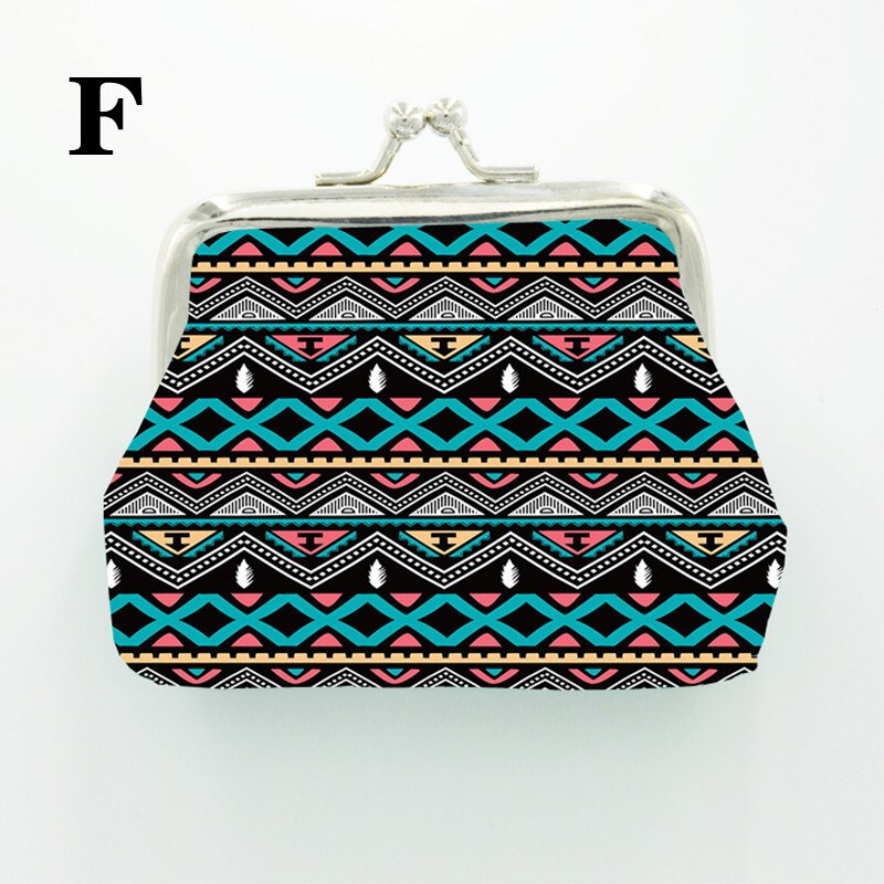 6 Stijlen Bohemen Vrouwen Portemonnee Vintage Nationale Wind Portemonnee Met Hasp Dame Clutch Bag Kleine Verandering Pouch: F