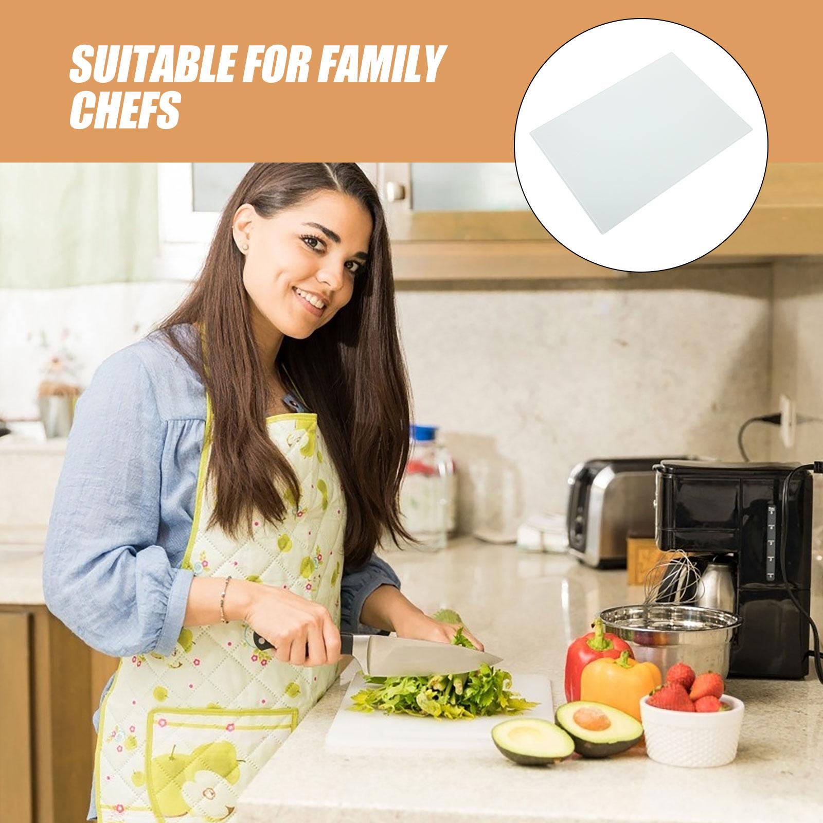 Glazen snijplank kleine mat keukengerei kaasplanken huishoudelijk hakgerei geharde man