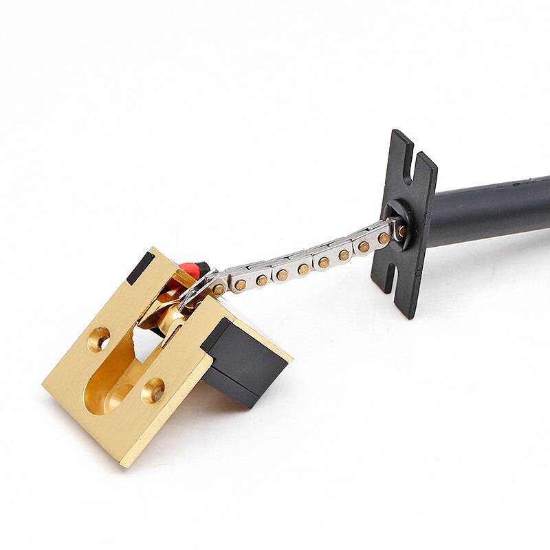 KK&amp;FING Hidden Anti-theft Chain Safety Bolt Door Bolt Hotel Door Invisible Buckle Room Door Anti-locking Hasp