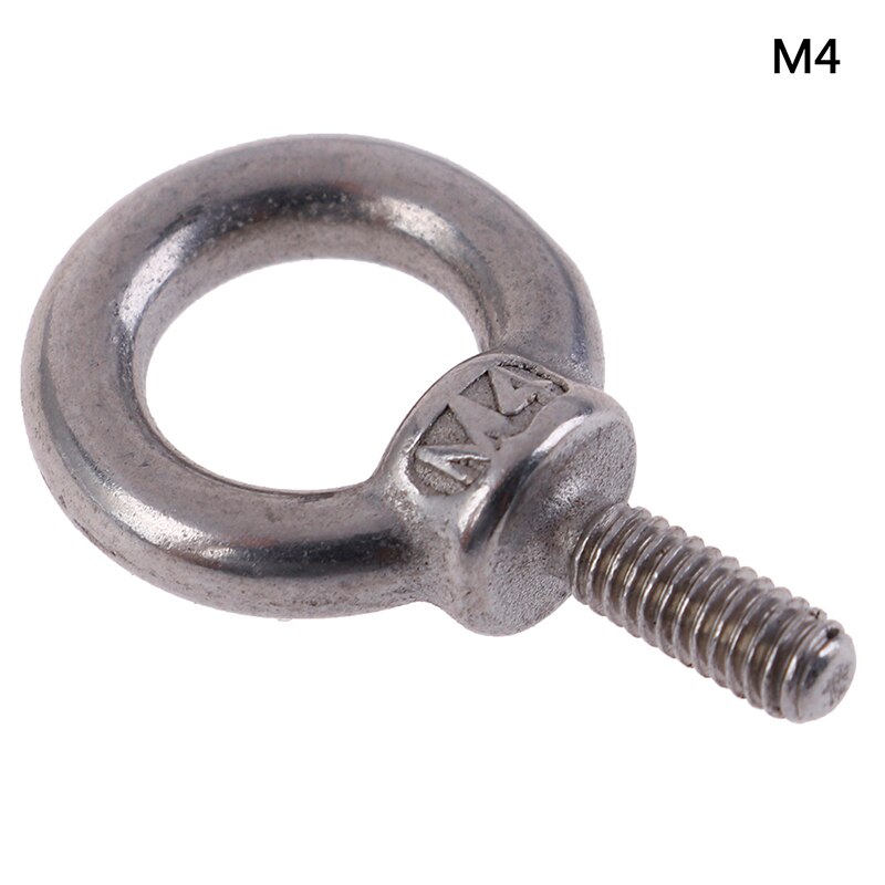 1pc 304 roestvrijstalen maritieme hijsogen schroeven ring lus gat voor oogbout  m4 m5 m6 m8: M4