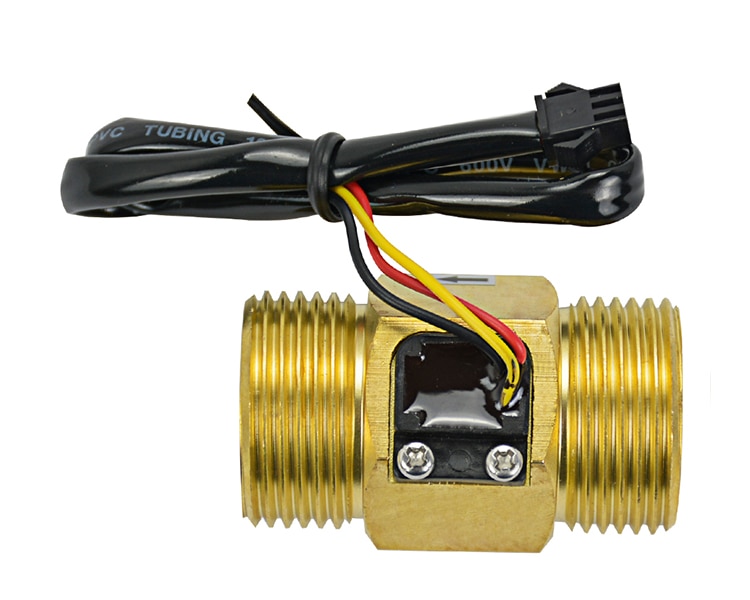 USC-HS10TA BSP 1" Hall Effect Water Flow Sensor 3-50L/M Electrical Flowmeter for water purifier, water dispenser, smart card