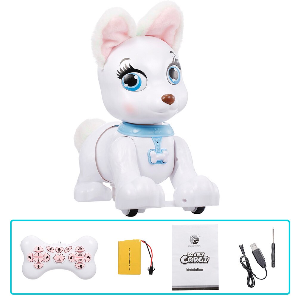 C8 Rc Robot Corgi Puppy Robotic Hond Spraakherkenning Programma Sing Dance Vertellen Verhaal Interactieve Hond Speelgoed Kid