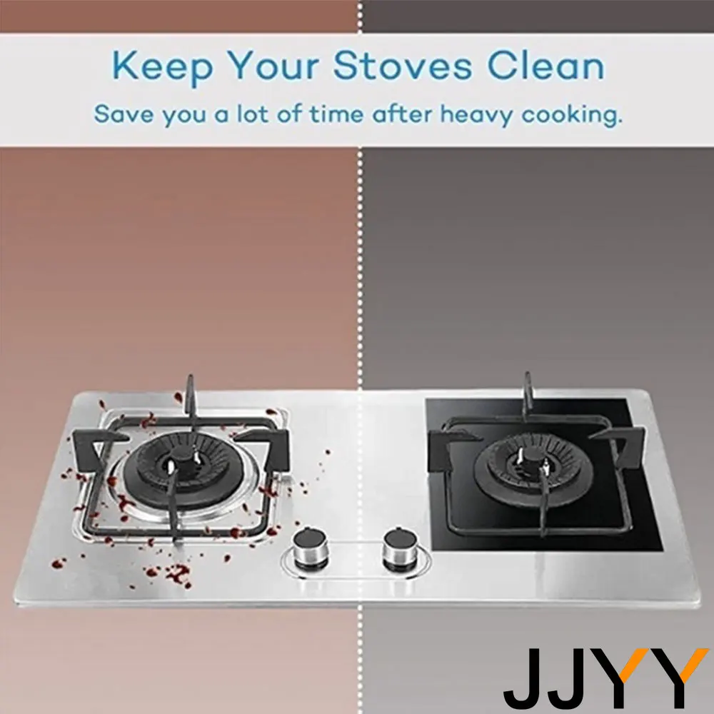 Reusable Universal Stove Burner Covers 1/2/4Pcs Nonstick Oven Liner Protector Sheets Kitchen Essential Cookware Accessories