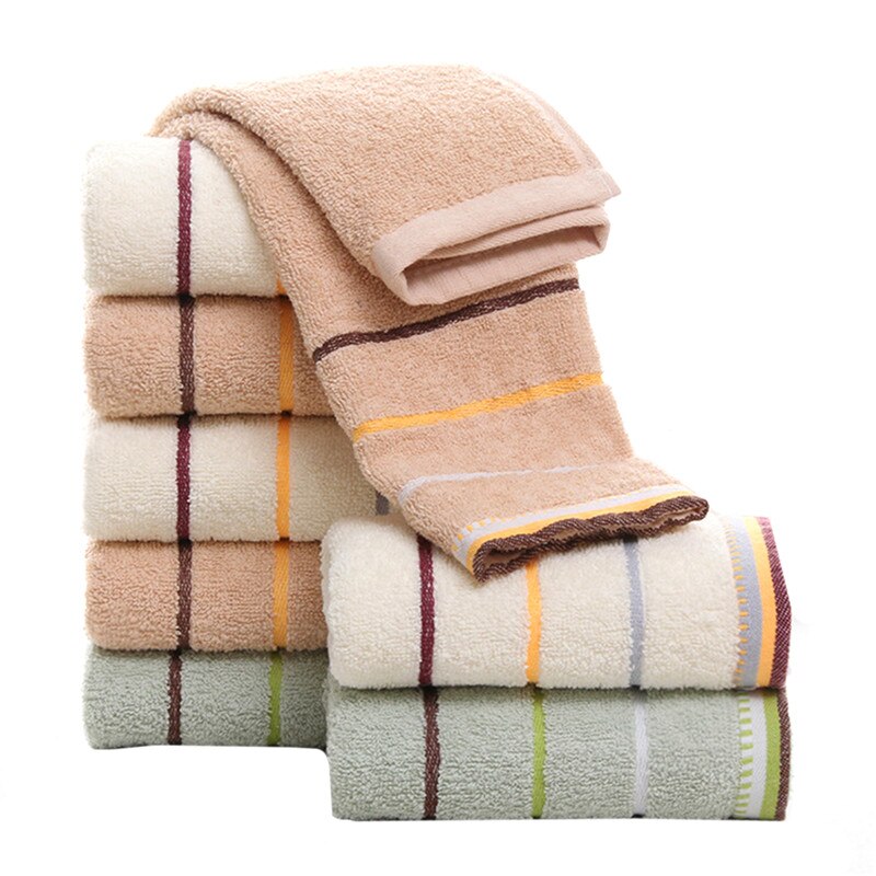 100% Katoen Zacht Gezicht Handdoek Water Absorberende Sneldrogende Rechthoek Duurzaam Bad Badstof Handdoek 1 Pc