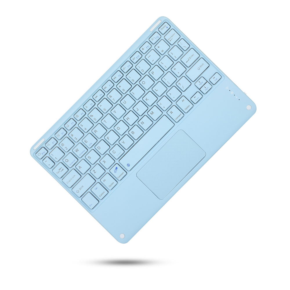 Touchpad Wireless tastiera telefono Tablet PC Mouse magnetico ricaricabile Ultra sottile per iPad Air per Huawei Samsung: sky blue keyboard