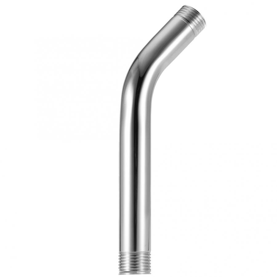 Bruser forlænger 6 '' rustfrit stål rund top bruser arm rør vægmontering til badeværelse loft bruser douche