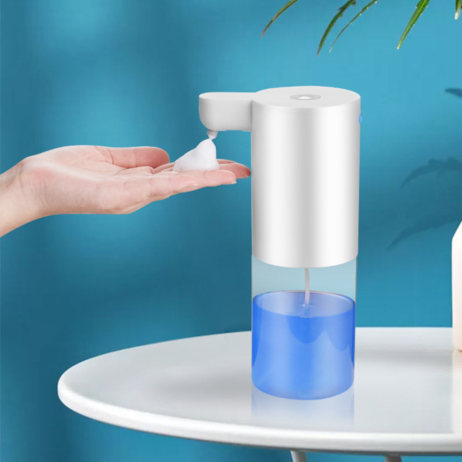 330ml Automatic Induction Foam Soap Dispenser Smart Hand Washing Device USB Rechargeable Hand Sanitizer Shampoo Container Bottle