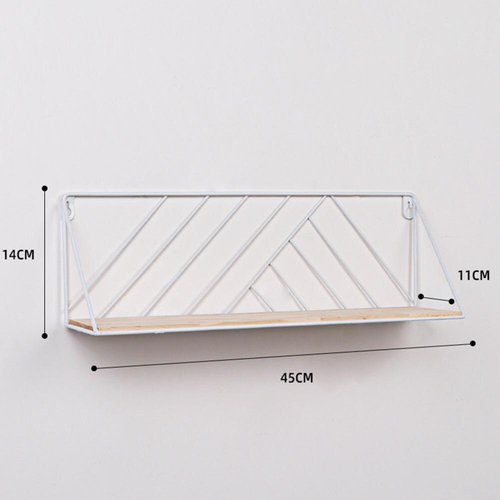 Entryway Shelf Wall Mount Load Bearing Simple Style Decorative Wall Hanging Shelf Modern Style Durable Portable for Home
