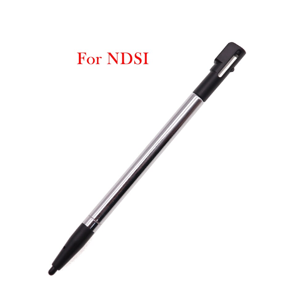 1 piece metal telescopic stylus touchscreen pen for nintendo 3ds for new 3ds xl ll for ndsl ndsi