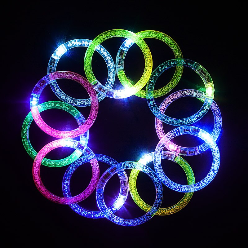 1pcs Party Fluorescence Light Glow Sticks Acrylic Bracelets Necklaces Neon for Wedding Party Glow Sticks Colorful Glow Stick