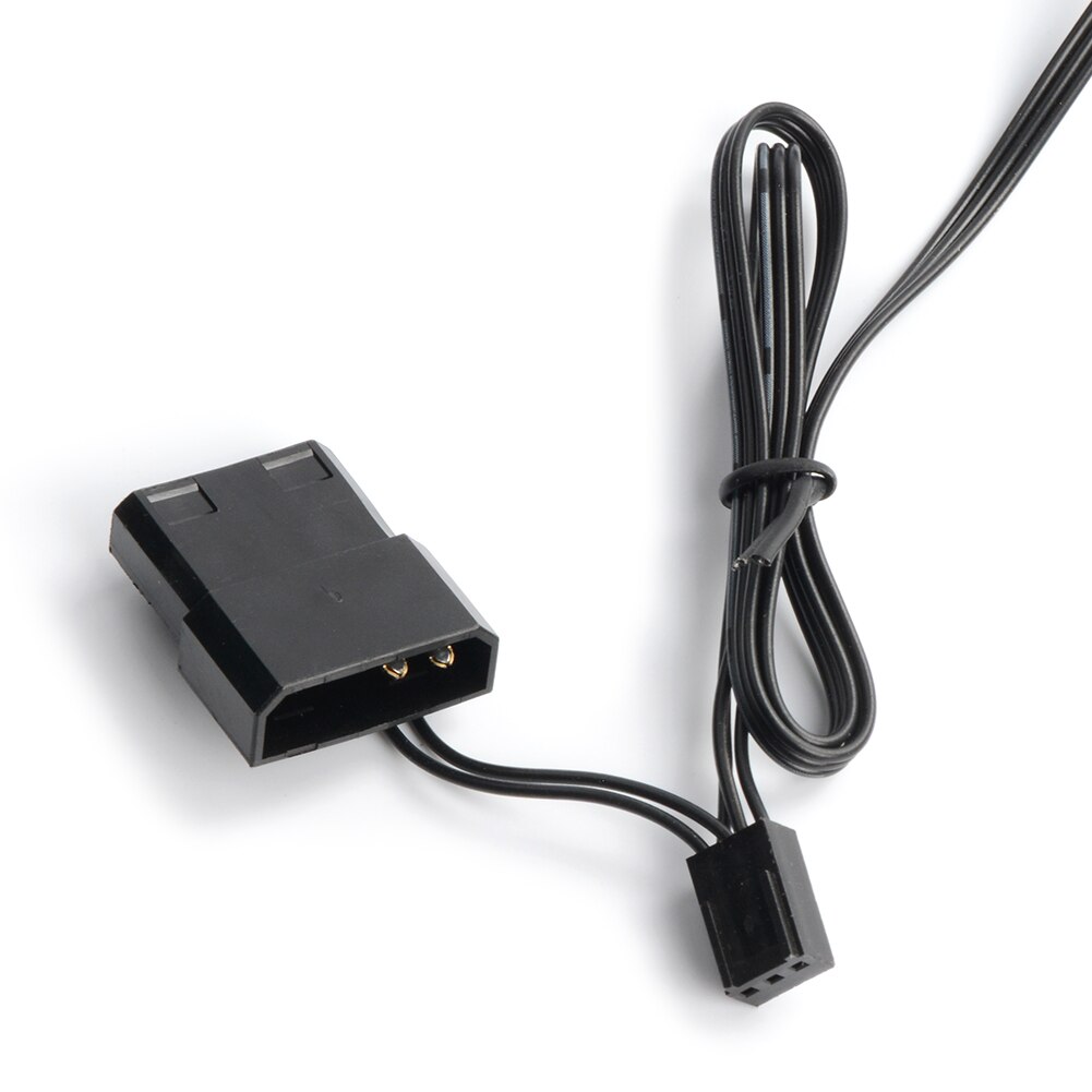 Computer Case 80mm Fan 3Pin+4Pin Double Connector Radiator Cooler Mute PC 12V 80*80*25mm Chassis Water Cooling Fans