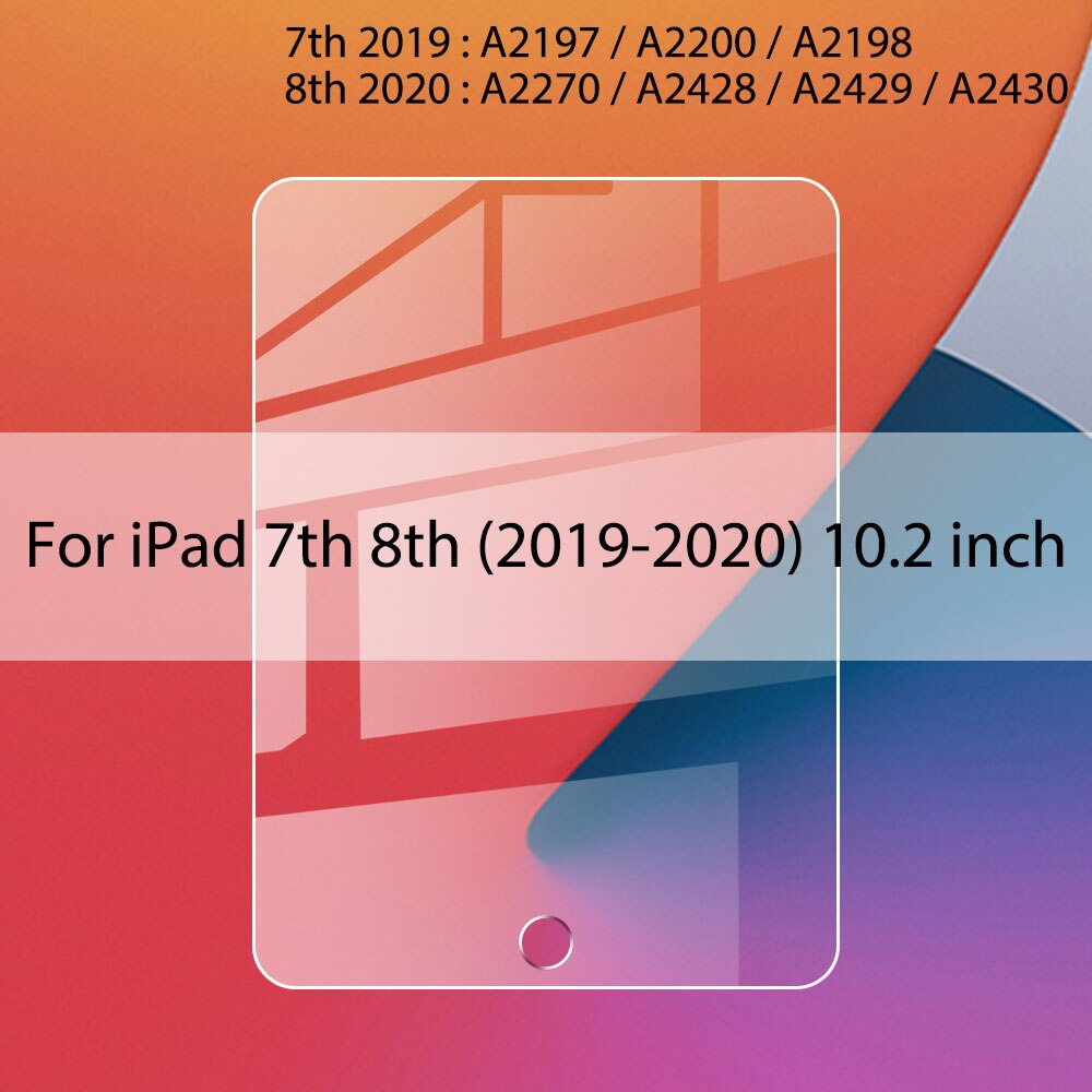 Osłona ekranu dla Ipad Air 5 4 2022 Pro 11 2020 9.7 Cal szkło hartowane dla Ipad 10.2 Mini 6 3 2 6th 5th Gen hartowane: 7th 8th 10.2 inch